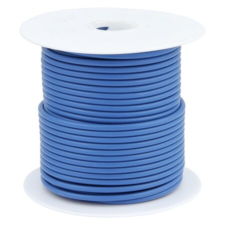 Allstar Performance Primary Wire, 14 AWG, 1C C, Blue, Polyvinyl, Stranded, 100 ft. ALL76556